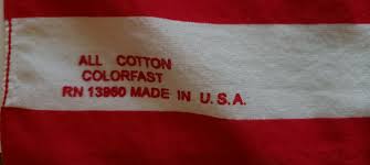Vintage Bandana American Flag 13980 Made in USA Condi… - Gem
