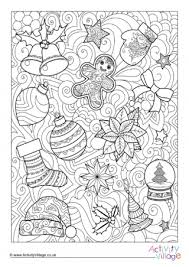 Christmas coloring pages santa 7. Christmas Colouring Pages For Older Kids And Adults