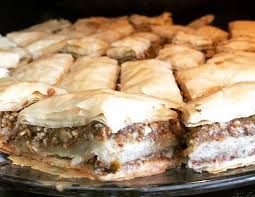Middle Eastern Baklava Varies From Greek Baklava In That It Is Covered In Syrup Instead Of Honey It Is Also Called Baklava Baklava Recipe Baklava Recipe Easy