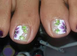 Lo mas bellos diseños by aleyne flores desing style. Pedicure Con Flores 2019 Nail Art