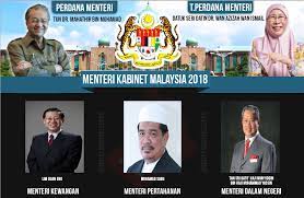 Senarai lengkap nama menteri dan timbalan menteri di bawah kerajaan pakatan harapan, kabinet malaysia 2018 di bawah pentadbiran tun dr. Senarai Menteri Kabinet Baru Malaysia 2018