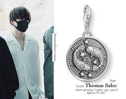 Yoongi Pisces Necklace Pisces Necklace Bts Inspired Outfits Bts Clothing