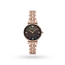 Buy, sell, empty your wardrobe on our website. Armani Gianni T Bar Black And Rose Gold Tone Ladies Watch Ar11145 Ladies Watches Watches Goldsmiths
