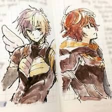 These are only theories, but: Granbluefantasy Gbf Lucio Lucifer Sandalphon Fantasy Anime Art Fantasy Fantasy Images
