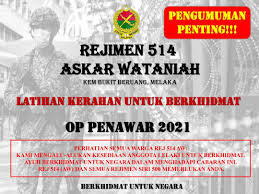 The regiment infantry units formerly consisted of 2 series of reservist. Rejimen 514 Askar Wataniah Posts Facebook