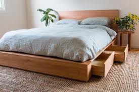 Al And Imo Handmade Recycled Timber Platform Bed With Drawers Melbourne Australia 3 Jpg Bed Furniture Design Timber Bed Frames Bed Designs With Storage