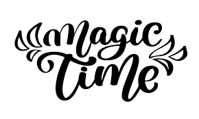 If you have an easygoing relationship with the couple, you can opt for a funny engagement quote when. Magic Time Lettering Handmade Calligraphy Hand Lettering Quote Fashion Graphics Art Print For Posters And Greeting Cards Design Phrase Vector Illustration Isolated Text 371662 Vector Art At Vecteezy