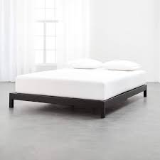 I love how simple and easy the project is, but also m. Simple Black Metal Bed Base Cb2