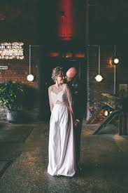 A Bride Who Made Her Own Jumpsuit For An Industrial Warehouse Wedding In Manchester Quirky Wedding Dress Wedding Dresses Winter Wedding Dress