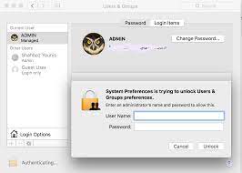 As our users are non admin users on . My Password Is Not Working In System Preferences Unlock Prompt Ask Different