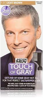 Touch Of Gray Men S Hair Color Light Brown Pack Of 2 Check Out This Great Product This Is An Affiliate Link Men Hair Color Grey Hair Men Hair Color
