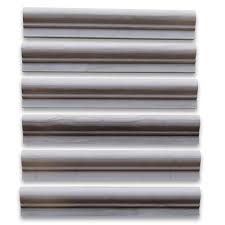 Explore a wide range of the best rail trim on aliexpress to find one that suits you! Athens Grey Wood Grain Marble 2x12 Chair Rail Bullnose Trim Molding Honed Stone Center Online