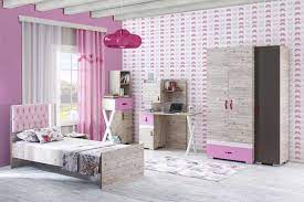 ekin soho pembe genc odasi takimi ic tasarim tasarim genc odasi