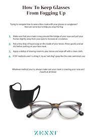 How To Keep Glasses From Fogging Up Easy Face Mask Diy Easy Face Masks Foggy Glasses