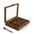 Twelve Blends Spice Box With 12 Containers & Spoon In Shee