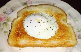 Picture of toast in microwave. Microwave Bird In The Nest Toast In Dianes Kitchen