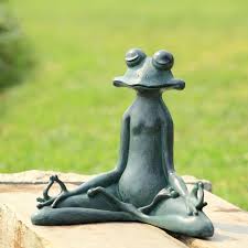 The symmetric shells of turtles and slimy skin of the frog are hand painted realistically. Pin On Outdoor Spaces And Gardens