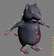 Rat Rigged 3ds Max Free 3d Model Cartoon Animals Animals Cartoon