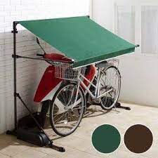 自転車置き場 サイクルハウス2 tan 594 代引不可 駐輪場 サイクルスタンド 自転車カバー バイク置き場 単車 高さ調節可 ガレージ 車庫 収納 屋根 雨除け 自転車 カバー 自転車置き場 サイクルガレージ