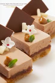Caramel Apple Chocolate Mousse Cake Serena Lissy Recipe Chocolate Mousse Cake Mousse Cake Dessert Recipes Easy