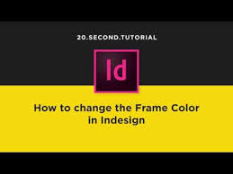 Well we do that by applying a character style to that particular character. Change The Frame Fill And Stroke Color In Indesign Adobe Indesign Tutorial 13 Youtube