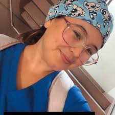 Blue Snoopy Surgical Cap