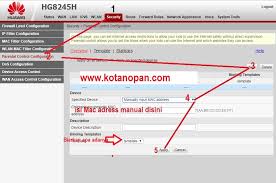 Cek pengaturan energy saving router/modem. Cara Membatasi Akses Internet Modem Huawe Hg8245h Dan Blokir Website Kisah Di Sekitar Kotanopan