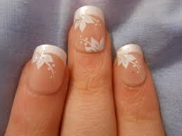 Stamping French Manicure For Funky French Tip Nail Designs 1000