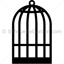 Bird Cage Silhouette Silhouette Clip Art Bird Silhouette Bird Cage