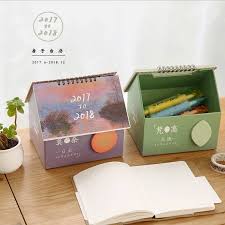 Creative 2018 Lovely Cute Little Fresh Cartoon Animals Series Mini Table Calendars Desk Calendar Office Diy Desk Calendar Table Calendar Desk Calendar Design