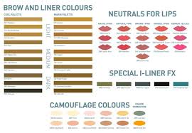 Permanent Makeup Colour Chart Natural Effects