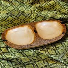 Maybe you would like to learn more about one of these? Bowl Mango Wood With Bark Thai Deco 30cm
