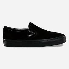 Black And Grey Slip On Vans Junior Vans Velvet Classic Slip On Shoes 60 Liked On Polyvore Featuring Shoes Sneakers Pull On Shoes Low Top Vans Slip On Shoes Velvet Sneakers Slip On Shoes