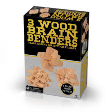 From the cabinets in your kitchen to a piece of furniture to a fun craft, there are plenty of wood items you can paint. Puzzles Brain Benders 3 Solid Wood Puzzles By Cardinal Industries Toys Games