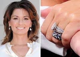 Shaina Twain S Wedding Rings Celebrity Engagement Rings Celebrity Rings Wedding Rings