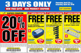 Harborfreight 20 Off Any Single Item 60548979 Free 27 Led Portable Wworklight Flashlight Free 6 Pc Screwdr Harbor Freight Coupon Coupons Screwdriver Set