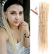 100% afro kinky dreadlocks extensions. 14 20 100 Human Hair Dreadlocks Crochet Funky Locks Hair Extensions Blonde 10 Pieces