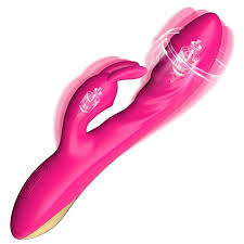 Rabbit Vibrator G-Punkt Vibratoren für sie mit Stoßfunktion, Erotik  Paarvibrator Wasserfeste Doppelkopf Klitoris Vibratoren, Leise Sexspielzeug  für ...