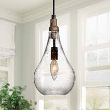 Maybe you would like to learn more about one of these? Ksana Wood And Glass Pendant Light For Kitchen Island And Dining Room Farmhouse Seeded Black Amazon Drop Pendant Lights Pendant Light Glass Pendant Light