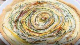 Zucchinitarte Standbild Zucchini Tarte Kaffee Oder Tee Kaffee