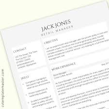 Find our selection of free cv templates for a range of industries. Retail Manager Cv Template Free Uk Example In Word Cvtemplatemaster Com