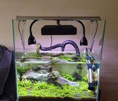 Diy Light Mount Using Fluval Led Panel Plus 2x Deep Blue Solar Flare Micros For Supplemental Spot Lighting Aquascape Planted Aquarium Fish Tank