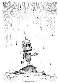 Black And White Robot Drawing Pin By Blake Barber On Matt Dixon Robots Robot Art Robots Artworks Robots Drawing