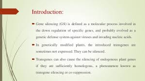 Transgene Silencing