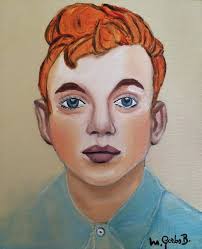 Redhead Boy Painting