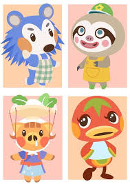 Animal Crossing Mix And Match 4 Pack Or 2 Pack A5 Prints Ketchup Leif Mabel Daisy Mae Animal Crossing Fan Art Animal Crossing Animal Crossing Characters