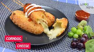 Resepi Corn Dog Cheese Tarik Youtube