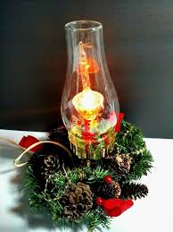 Vintage Bubbling Electric Hurricane Christmas Lamp W Bubble Light Works Acla Christmas Lamp Red Christmas Candle Bubble Lights