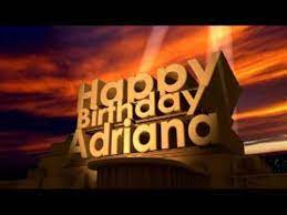 To share this video, copy and send • happy birthday adrianna! Happy Birthday Adriana Youtube