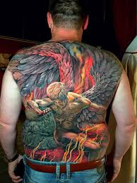 Explore the top 73 angel tattoo designs. Tattoo Uploaded By Bigvikingfan Done By Marcroytattooart Angel Colourtattoo Judaspriest Backpiecetattoo 423998 Tattoodo